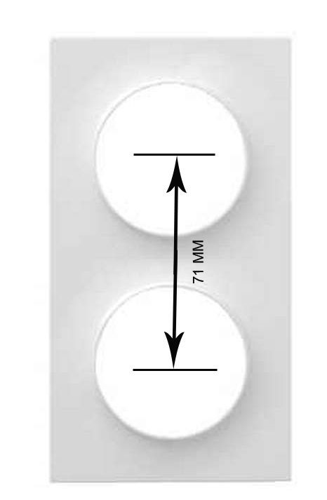 Interrupteur à bascule ON/OFF/ON encastrable 19,5 x 12,5 mm - Bouton  poussoir ne se verrouille pas, actuel (2)