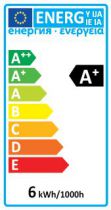 ECOWATTS - Spot LED 6W E14 2700K 470lm opaline 120°