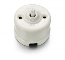 Bouton poussoir rotatif en porcelaine Cru de la collection Garby de Fontini (30328881)