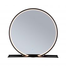 Miroir lumineux LED Miro IP44  Tunable White 160lm 230V 10,5W  Miroir, Noir mat