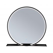 Miroir lumineux LED Miro IP44  Tunable White 160lm 230V 10,5W  Miroir, Noir mat