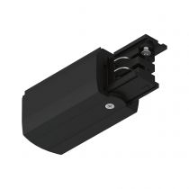 Alimentation fin de ligne ProRail3 droite Noir 230V métal/plastique 3 phases (91362)