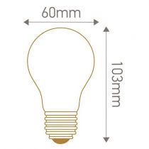 Ampoule Standard A60 filament LED 6W E27 4000K 850Lm Claire (28664)