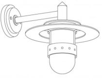 Applique KENT bleu pétrole (KE102458)