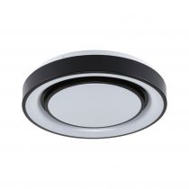 Applique Rainbow Dynamic RGB TunW LED 22W 375mmm Blanc/Noir 230V Syn/Métal (70544)