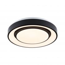 Applique Rainbow Dynamic RGB TunW LED 22W 375mmm Blanc/Noir 230V Syn/Métal (70544)