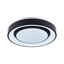 Applique Rainbow Dynamic RGB TunW LED 22W 375mmm Blanc/Noir 230V Syn/Métal (70544)