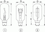 B22d 38x100 24v 25w 18cd (009053)