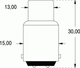 Ba15d 13x30 48v 3w (118115)