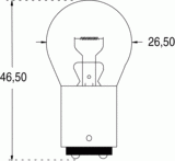 Ba15d 26x46 12v 15w (121970)