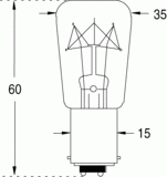 Ba15d 35x60 12v 40w (124266)