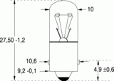 Ba9s 10x28 6v 500ma (116033)