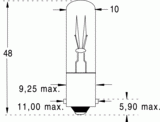 Ba9s 10x48 230v 22ma (116769)