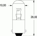 Ba9s ve 9x26 380v 1ma neon (119840)