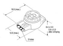 Connecteur pour deux ou trois cables (MMP104)