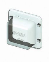 Coque de protection transpa5rent pour suppot chorus rectangulaires - 3 modules - chorus