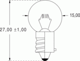 E10 15x27 6v 4w gas (018920)