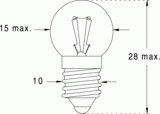 E10 15x28 12v 100ma (114936)