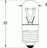 E10 9x23 6v 50ma 5000h (114599)