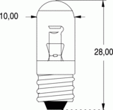 E10ve 9x28 230v 1,3ma neon (119672)