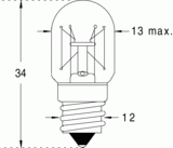 E12 13x34 18v 2w (117805)