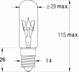 E14 26x86 24v 25w (124174)