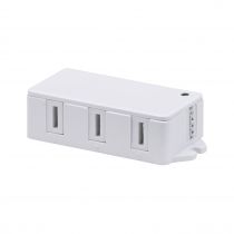 Eclairage de meubles driver Clever Connect max. 12W 12V CC avec boîtier de distribution 3x blanc (99946)