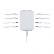 Eclairage de meubles driver Clever Connect max. 36W 12V CC avec boîtier de distribution 8x blanc (99948)