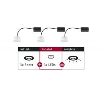 Encastré Choose 3 Coin non-grd 6W 470lm 2700K 230V 51mm (92472)