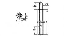 Entretoise metallique male - femelle 25mm m3 (BUS3FM25)