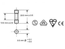 Fusible 5 x 20mm rapide 0.315a (10 pcs/boîte) (FF0.315N)