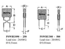 Fusible rearmable 1.1-2.2a / 30vcc (PSWRU110)