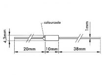 FUSIBLE THERMIQUE  100°C / 97 +2 -3 °C / 250V - 10A