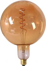 Globe G200 Filament LED TWISTED 6W E27 2000K 300Lm Dimmable Ambrée (716627)