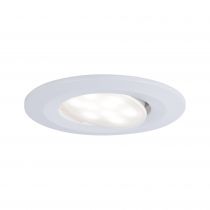 Kit encastrés Calla BBC/IP65 rond orientable 10x680lm tunable white 6W 230/12V Blanc dépoli (99922)