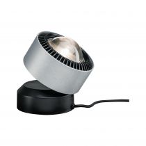 Lampe à poser LED Aldan 3 W Noir/Alu brossé gradable (79718 )