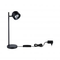 Lampe à poser LED Puric Pane I ZB 4,5W grd Noir 230V Mét/Syn (79782)