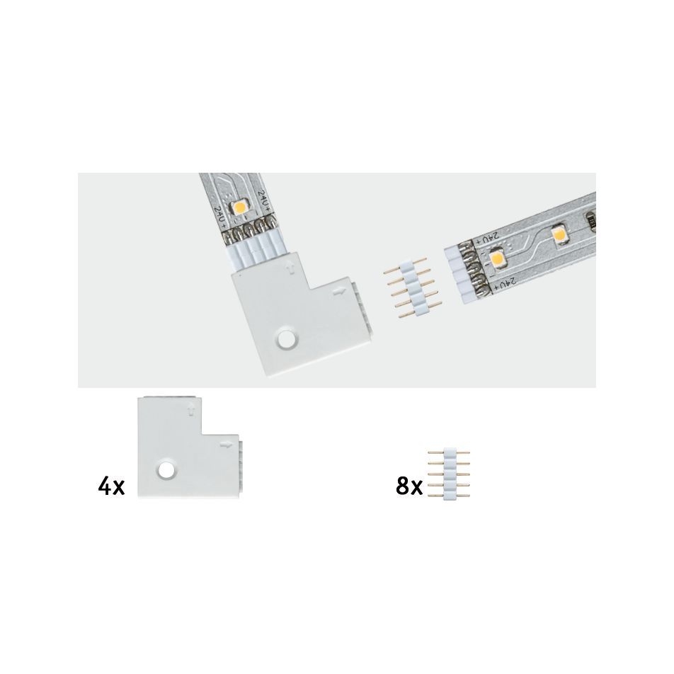 Ruban LED PAULMANN USB Colorflex vert 1m 4,5W 5V blanc