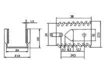 Ml11 refroidisseur 38x27.5x22mm to220 (ML11)