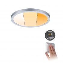 Panneau encastré Areo VariFit IP44 15W 3 Step dim to warm 175mm Chrome dép syn (92991)