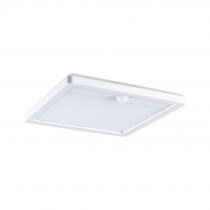 Panneau lamina 230V extérieur carré PIR blanc IP44 15W 3000K (94663)