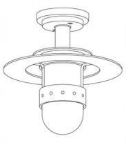 Plafonnier KENT rouille (KE101446)