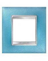 Plaque lux - en verre - 2+2+2+2 modules horizontal - aigue-marine - chorus