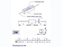 Resistance 5w 1k2 (RE1K2)