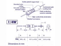 Resistor 1/4w 270k (RA270K0)