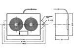 Sirene 12v piezo 1 ton blanc