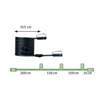 Spot ext. Plug&Shine Sting Kit compl. IP67 3000K 3x6W 24V gradable (93689)