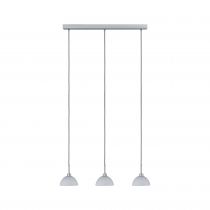 Suspension Parana 3 flammes Blanc/Chrome mat sans ampoule, max. 60W GU10 (70925 )