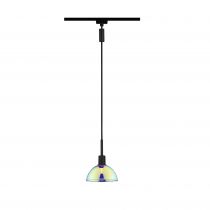 Suspension URail Sarrasani Noir mat#Dichroïque max. 20W E14 sans ampoule (96976)