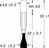 T5,5 5x30 6v 80ma (012050)